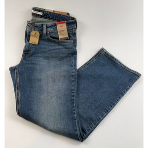 Levi's Women Super Low Bootcut Low Rise Zip Fly Stretch Jeans 23x32 Blue NWT